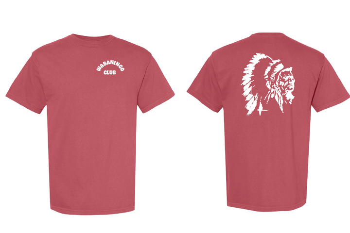 Wabaningo Club Tee- Crimson