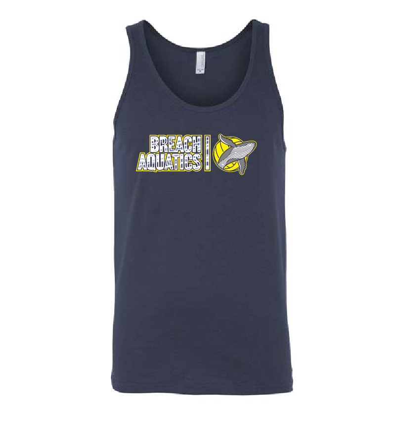 Breach Water Polo Unisex Tank - Navy RYTE Sport