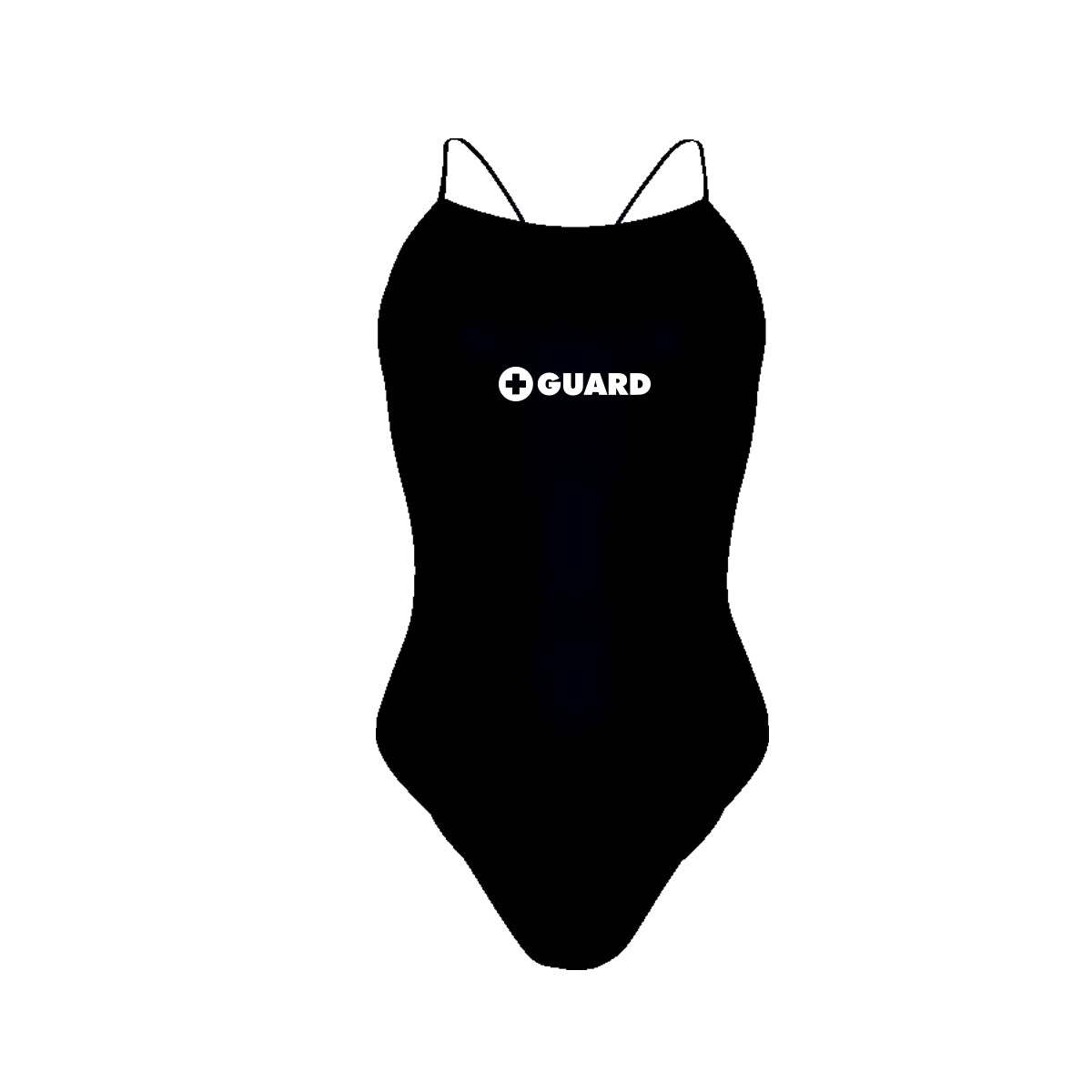 Women's Lifeguard Lifeguard Swimsuit Open Back