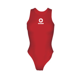 Women's Lifeguard Lifeguard Swimsuit Thick Back v2