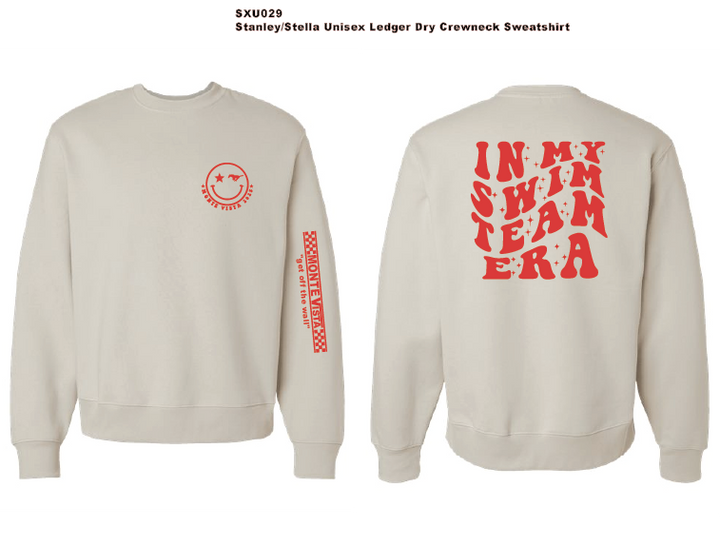 Monte Vista Unisex Crewneck Red Print - Dust