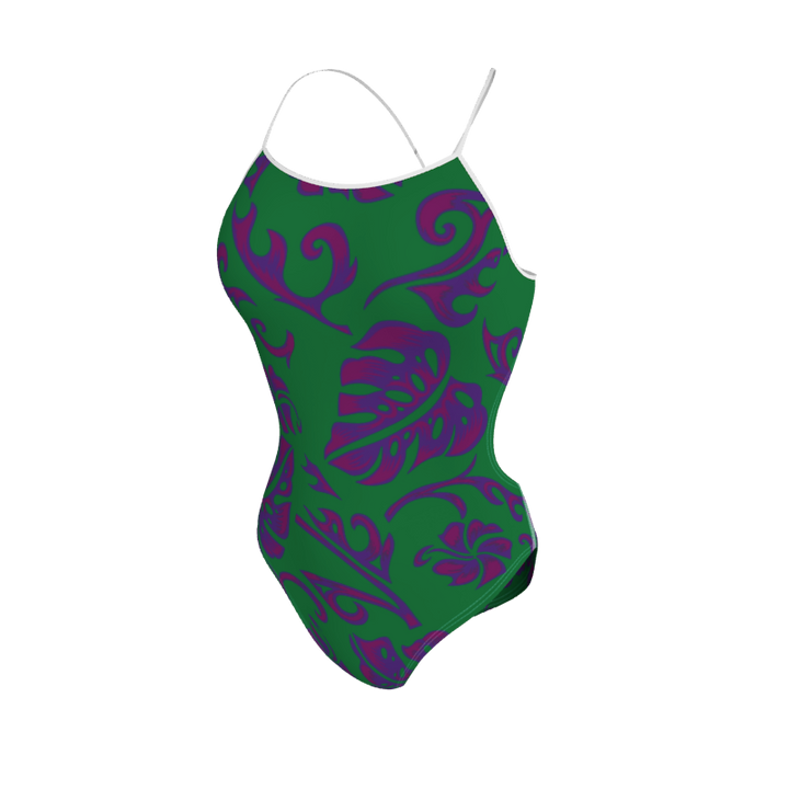 Womens Open Back Swimsuit Hawaiian Womens Open Back Swimsuit. (x 1) Custom