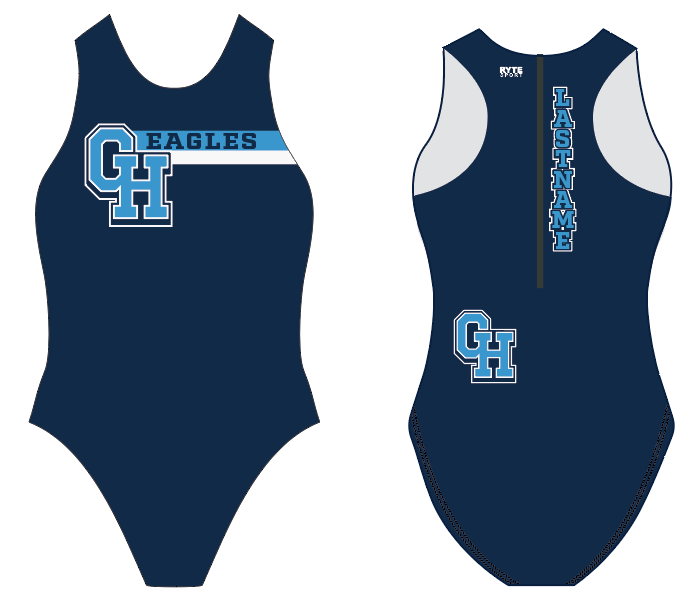 CUSTOM Granite Hills Women's Water Polo Suit 2022 RYTE Sport