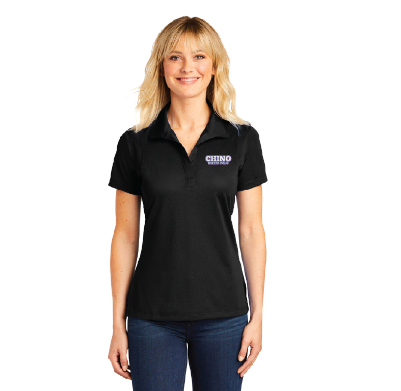Chino Polo Shirt - Women's - Black RYTE Sport