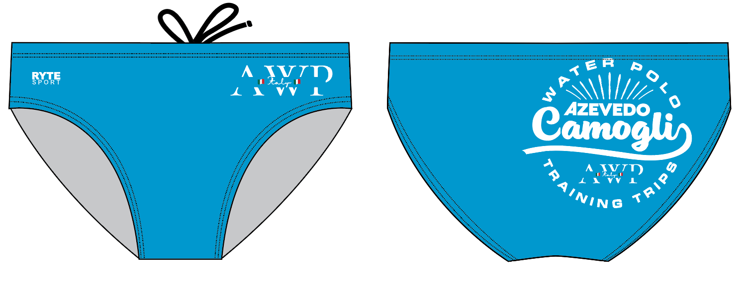 Azevedo Water Polo Men's Water Polo Blue RYTE Sport