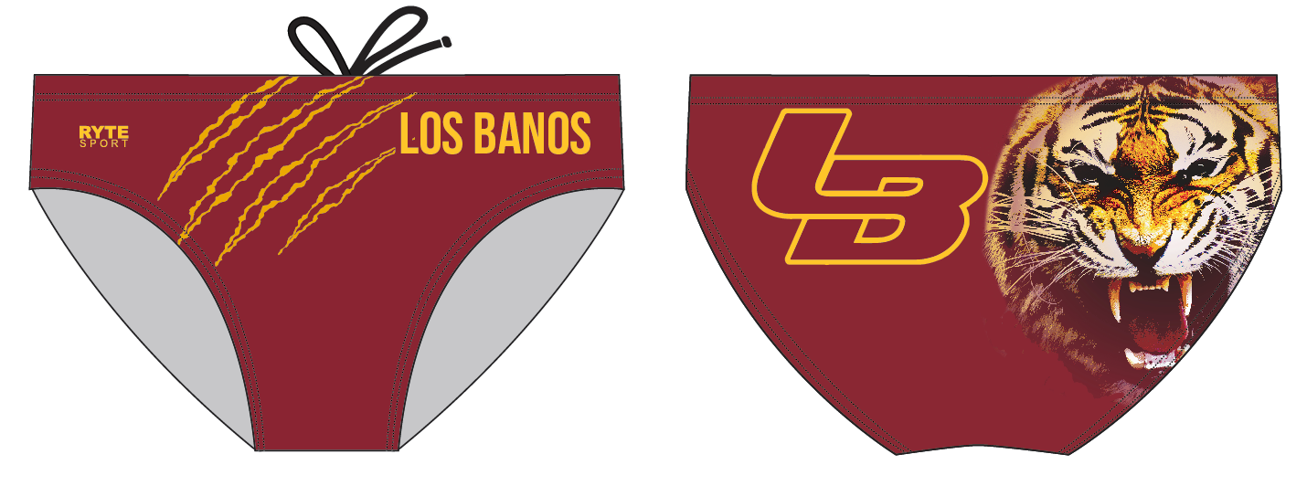 Los Banos Water Polo Brief 2023 RYTE Sport