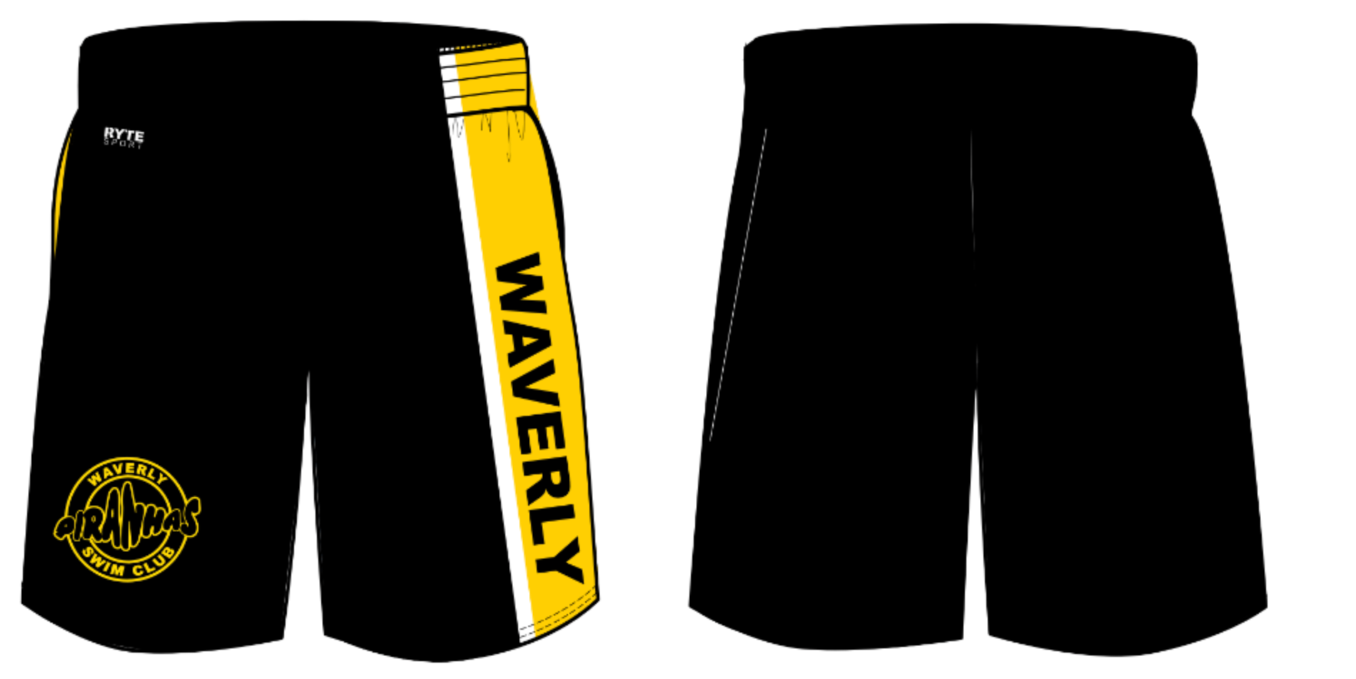 Waverly Piranhas 2022 Men's Gym Shorts RYTE Sport