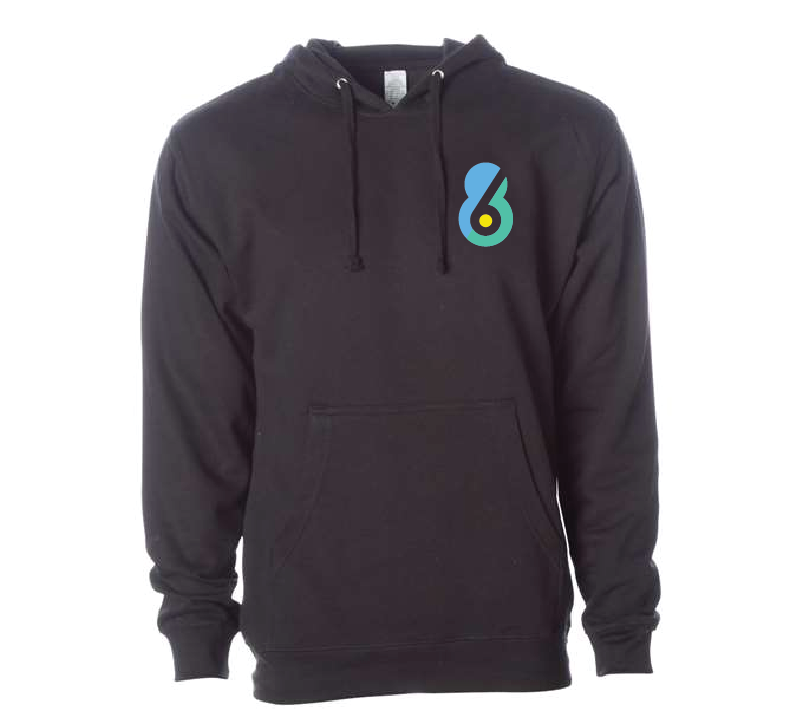 6-8 Hoodie - Black RYTE Sport