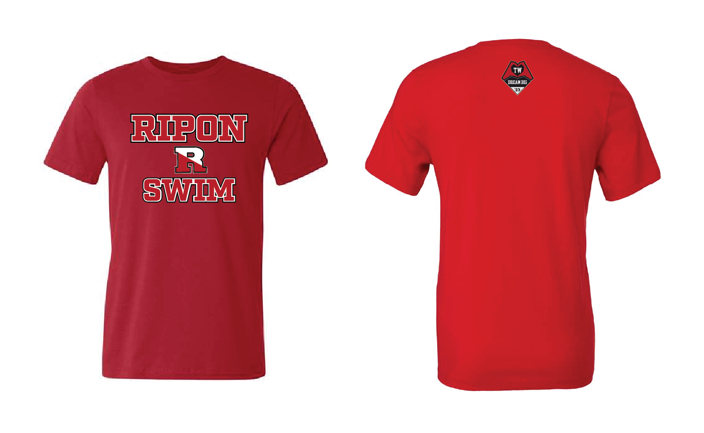 Ripon Swim Tee 2023 - Red RYTE Sport