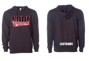 CUSTOM Lodi Volleyball Hoodie - Black RYTE Sport
