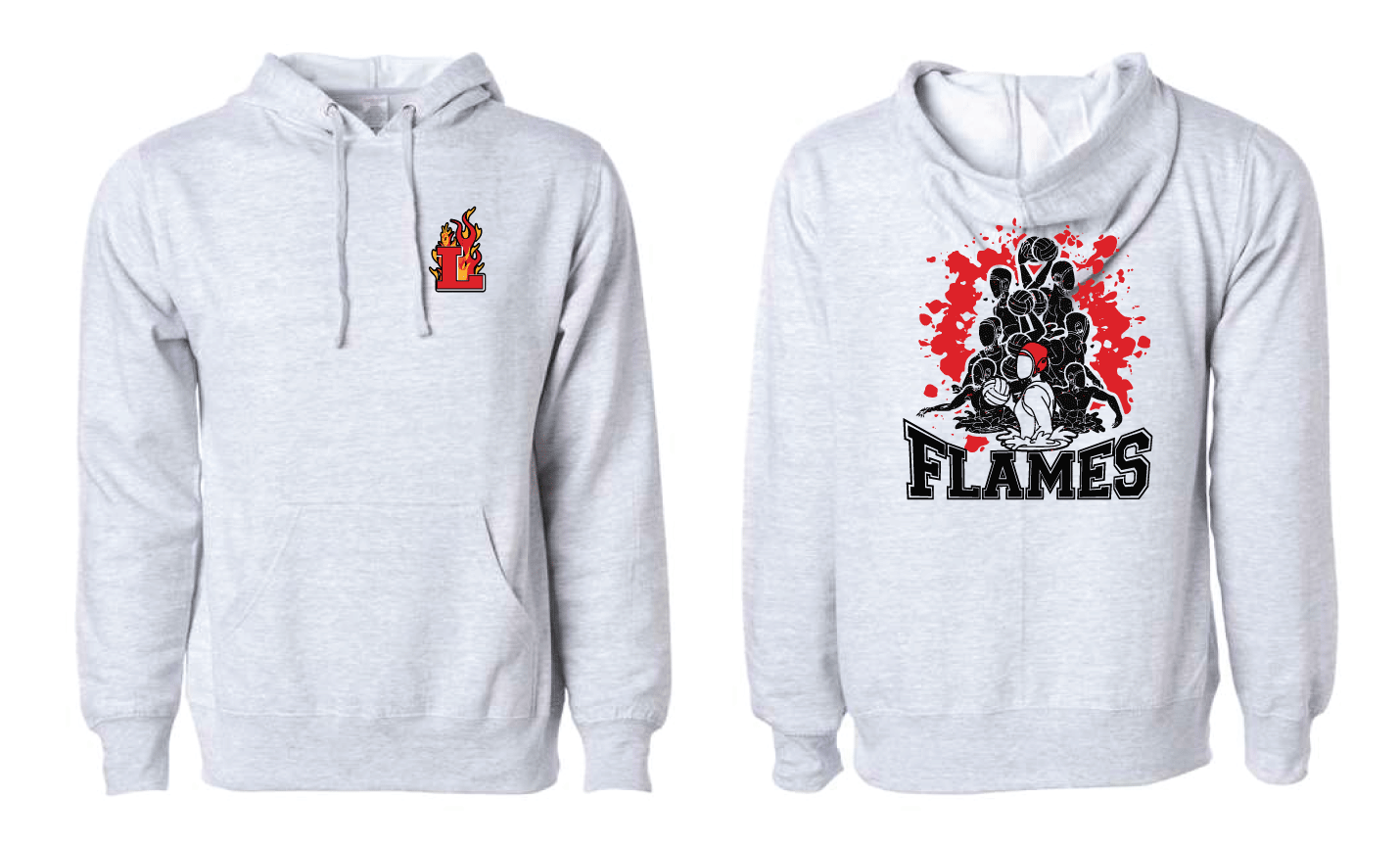 Lodi Girls Unisex Hoodie - Heather Grey RYTE Sport