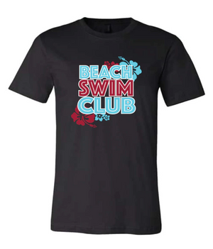Youth Beach Swim Club Black Tee