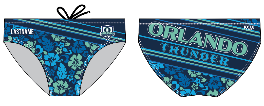 CUSTOM Orlando Thunder Brief New RYTE Sport