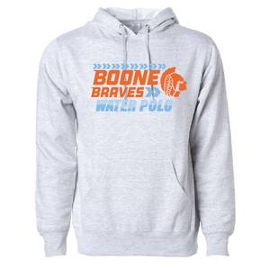 Boone Water Polo Unisex Hoodie - Heather Gray RYTE Sport
