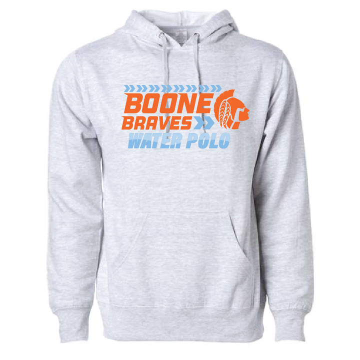Boone Water Polo Unisex Hoodie - Heather Gray RYTE Sport