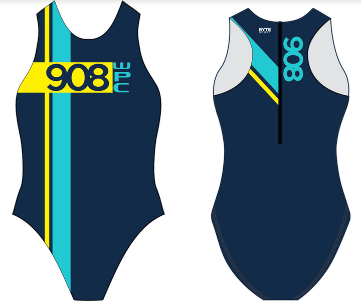 908 WPC 2022 Women's Water Polo Suit RYTE Sport