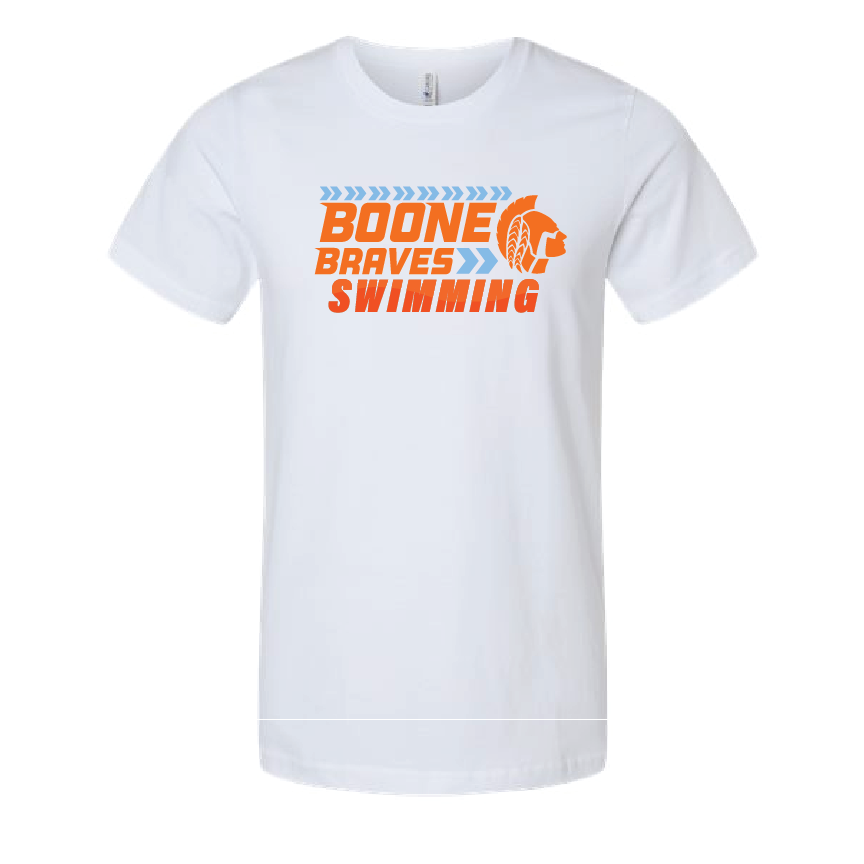 Boone Unisex Swimming Tee - White RYTE Sport