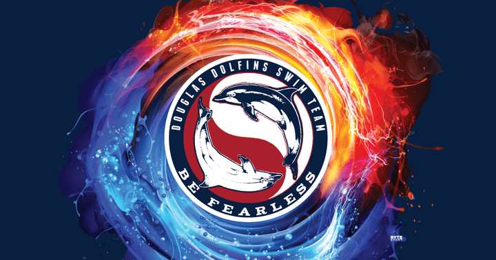 Custom Douglas Dolfins Swim Team Towel RYTE Sport