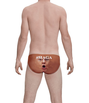 Trump USA Flag Custom Men's Swim Brief RYTE Sport