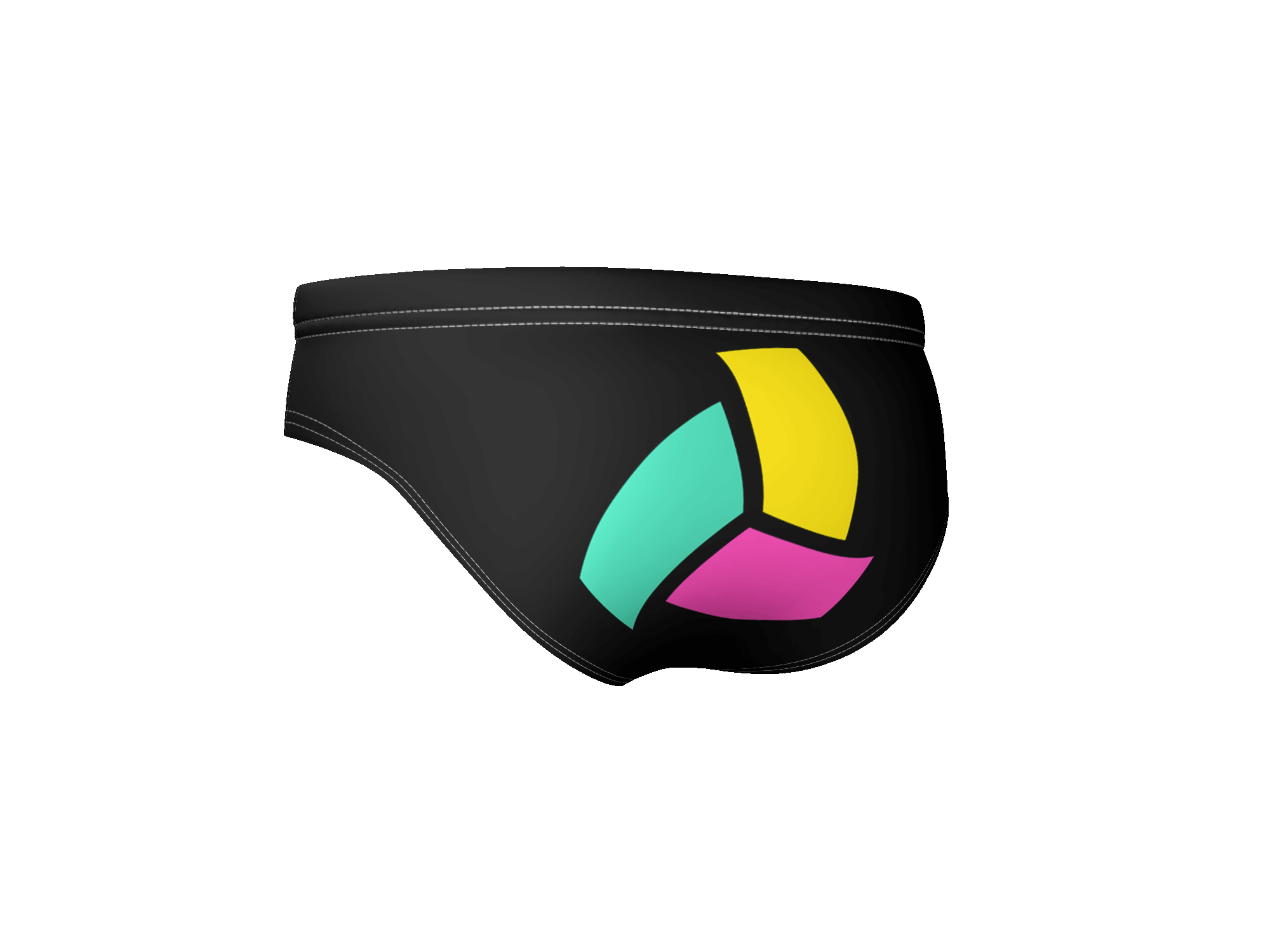 Azevedo Black Water Polo Men's Water Polo Brief RYTE Sport