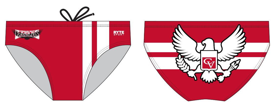 Cumberland Valley Water Polo Custom Men's Water Polo Brief RYTE Sport