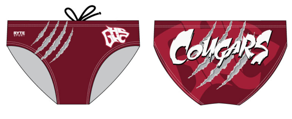 Granite Hills (AV) High School Custom Men's Water Polo Brief RYTE Sport