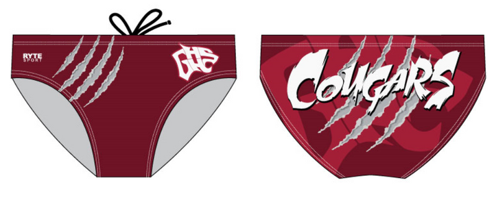 Granite Hills (AV) High School Custom Men's Water Polo Brief RYTE Sport