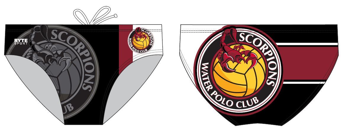 Scorpions Water Polo Club Custom Men's Water Polo Suit RYTE Sport