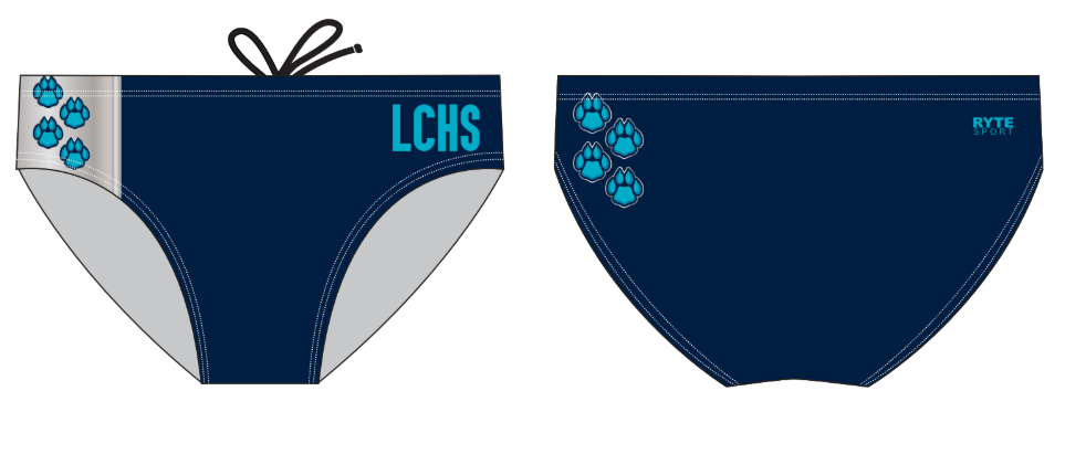 Lake City High School Custom Men's Swim Brief RYTE Sport