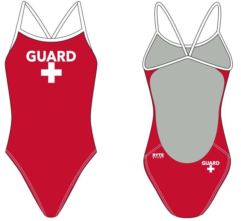 Lifeguard Women’s Open Back Thin Strap Swimsuit