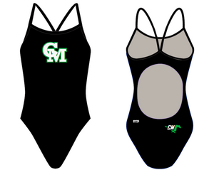Costa Mesa High School Girls Active Back Thin Strap Swimsuit T6