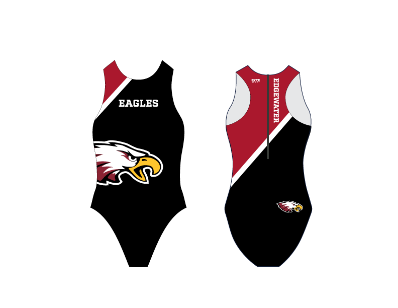 Edgewater High School Water Polo 2020 Custom Women's Water Polo Suit - Personalized RYTE Sport