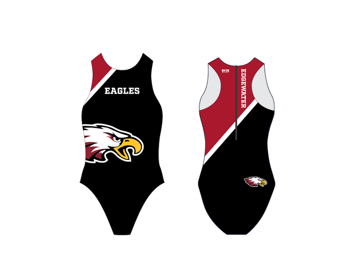 Edgewater High School Water Polo 2020 Custom Women's Water Polo Suit - Personalized RYTE Sport