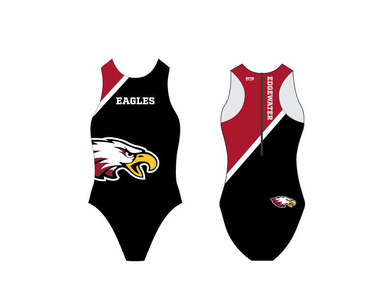 Edgewater High School Water Polo 2020 Custom Women's Water Polo Suit - Personalized