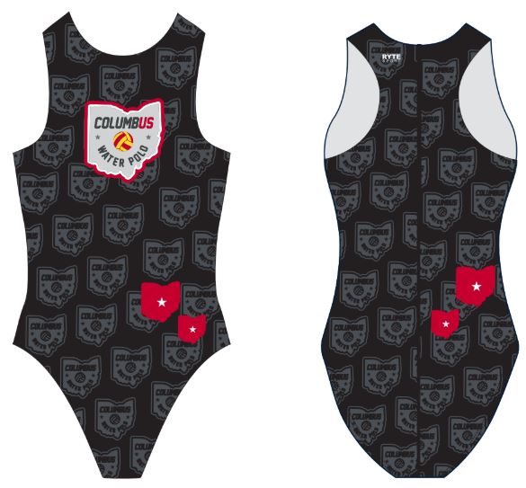 Columbus Water Polo Custom Women's Water Polo Suit T6