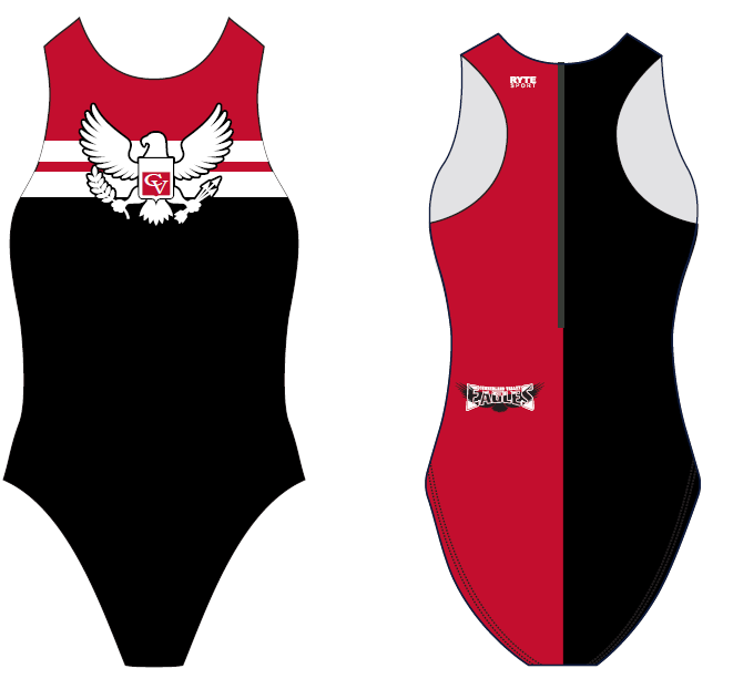 Cumberland Valley Water Polo Girl's Water Polo Suit T6