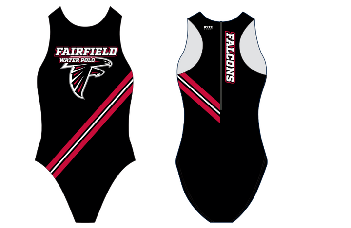 Fairfield High School Custom Women's Water Polo Suit T6