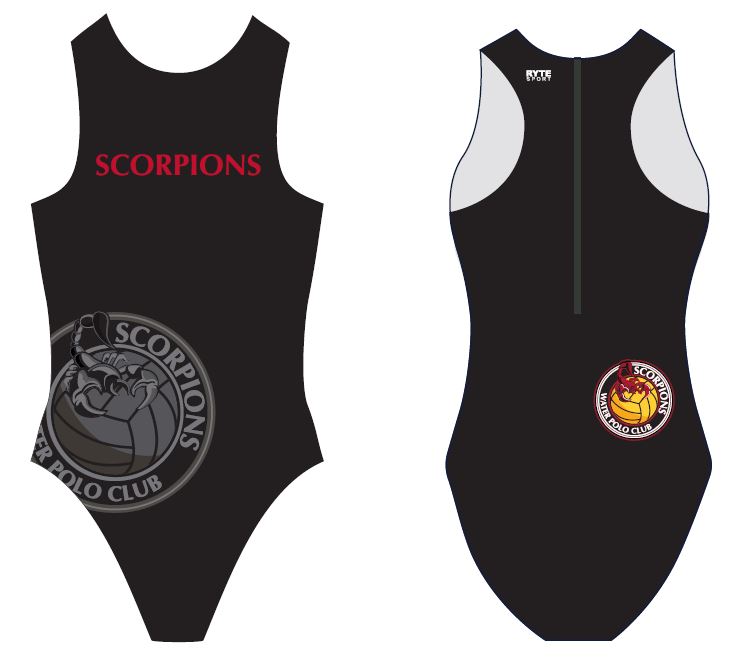 Scorpions Water Polo Club Custom Women's Water Polo Suit T6