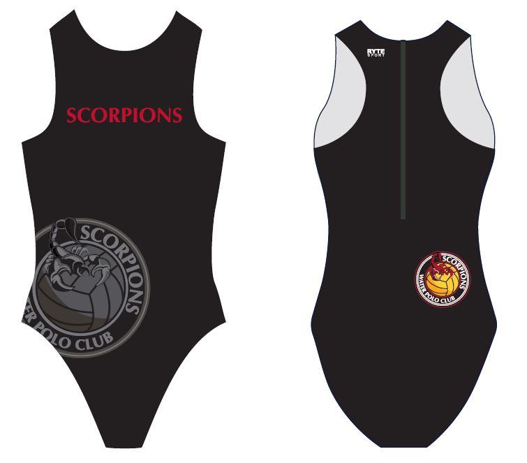 Scorpions Water Polo Club Custom Women's Water Polo Suit T6
