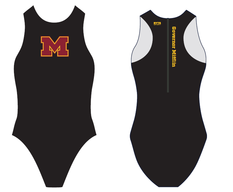 Govenor Mifflin Water Polo Custom Women's Water Polo Suit T6