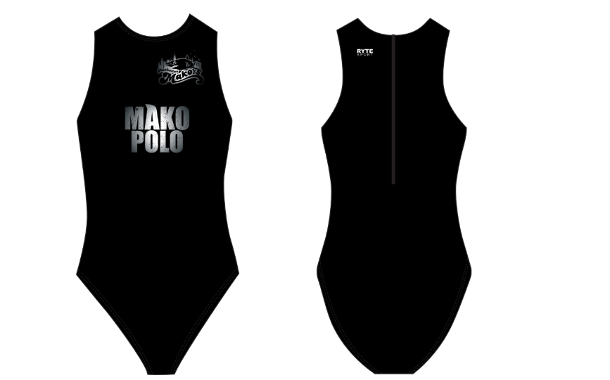 Mako Water Polo Club Custom Women's Water Polo Suit RYTE Sport