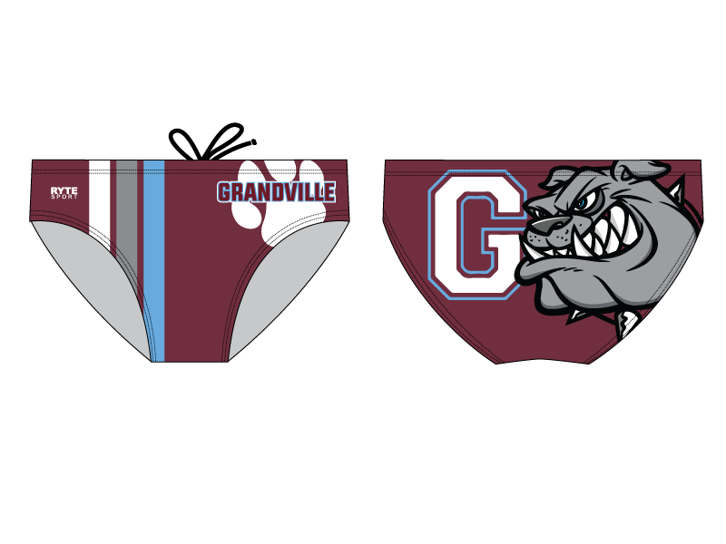 Grandville Middle Water Polo Brief RYTE Sport