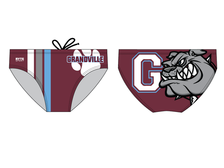Grandville Middle Water Polo Brief RYTE Sport