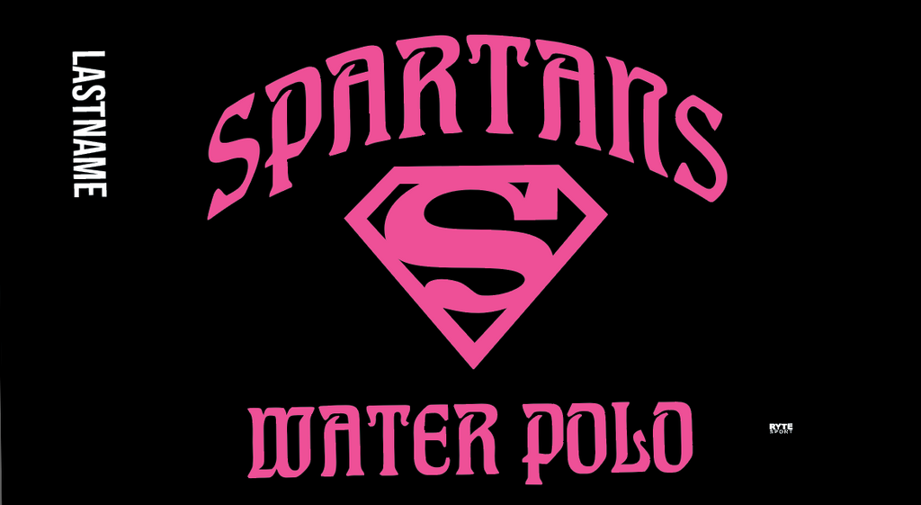 CUSTOM Grace Davis 2022 Water Polo Pink/Black Towel