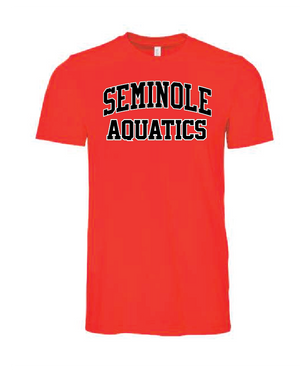Seminole Aquatics Collegiate Tee - Poppy