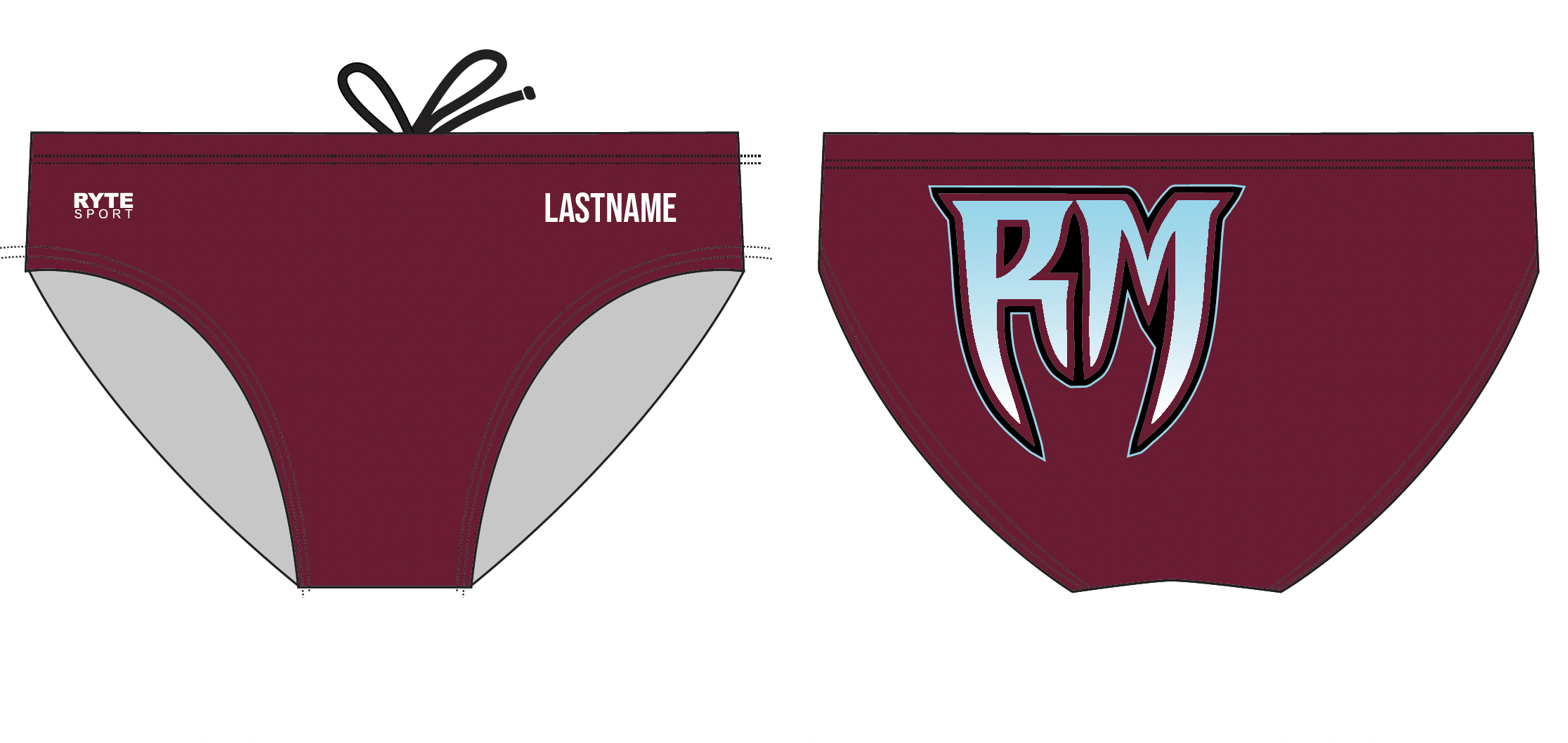 CUSTOM Rancho Mirage Swim Brief RYTE Sport