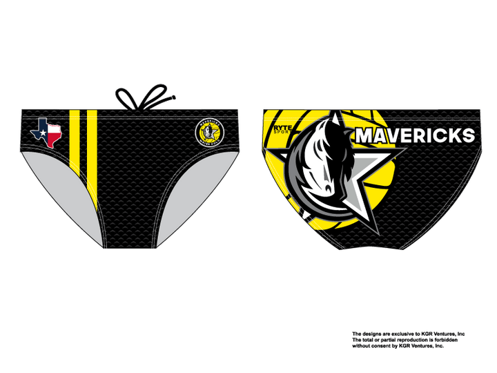 Mavericks Water Polo Club Brief RYTE Sport