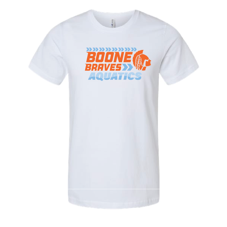 Boone Aquatics Unisex Tee - White