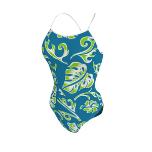 Womens Open Back Swimsuit Hawaiian Womens Open Back Swimsuit. (x 1) Custom