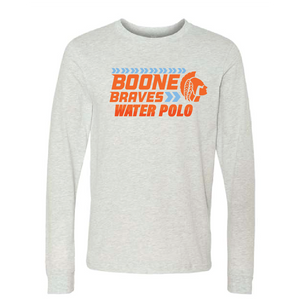 Boone Water Polo Long Sleeve Tee - Ash RYTE Sport